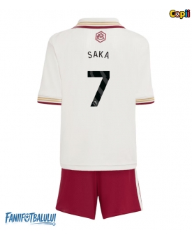 Arsenal Bukayo Saka #7 Echipament de Fotbal Replică 2025-26 Copii Treilea (+ Șorturi)